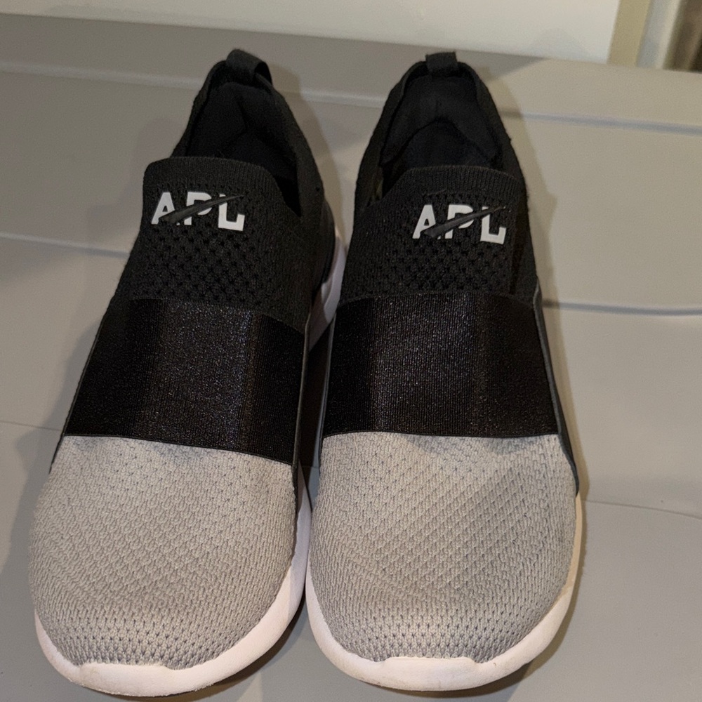 APL TechLoom Black and Gray Sneakers